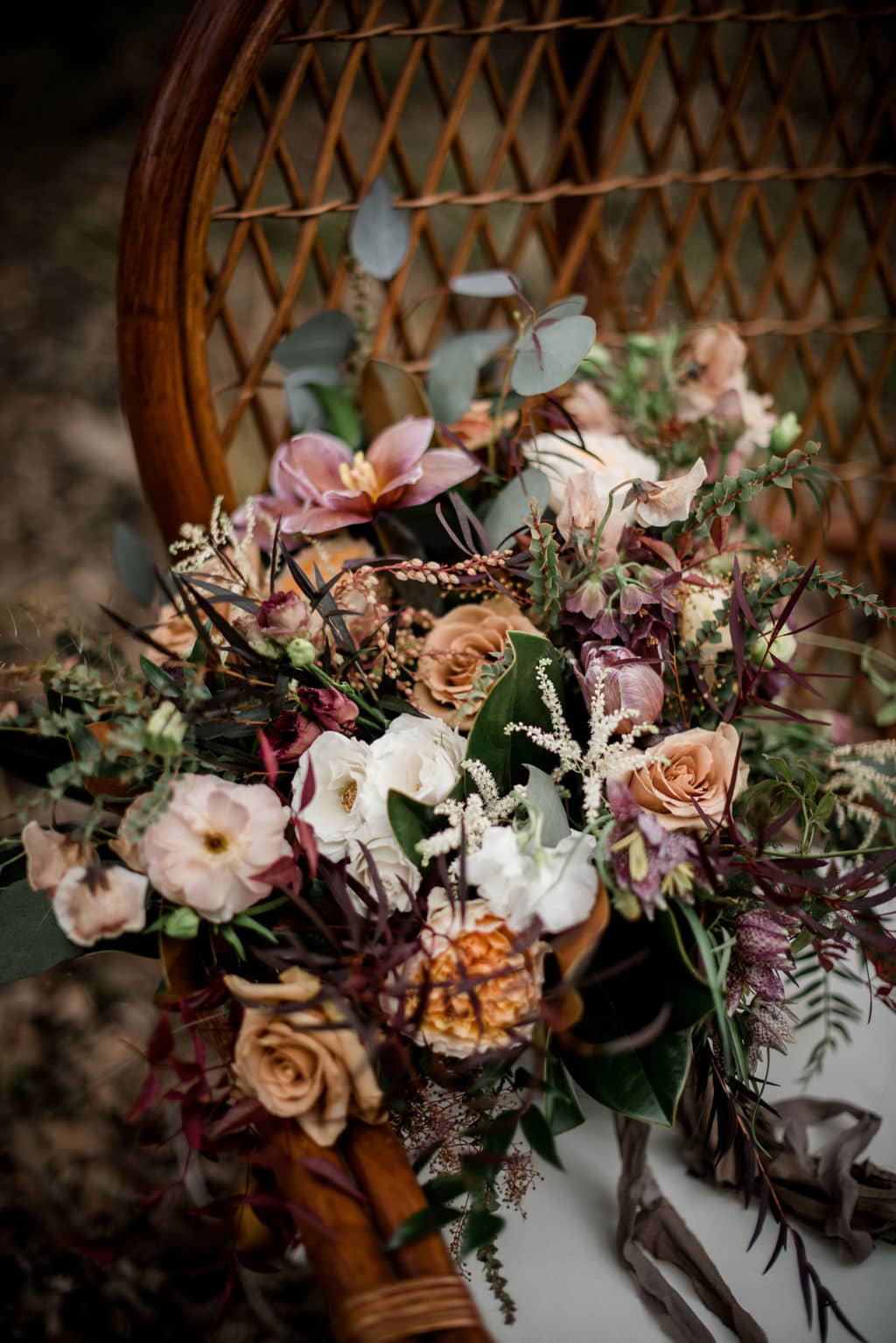 Urban rubbish designed the floral arrangement with a mixture of Texas seasonal florals