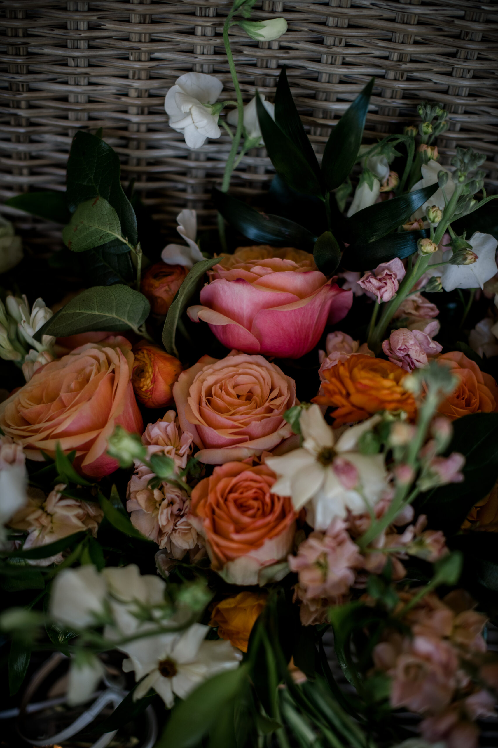 the bride's seasonal summer floral bouquet